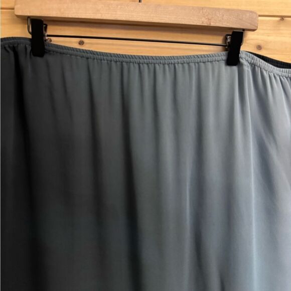 NWT Citron Santa Monica Size 3X Black Gray Ombré Pull On Maxi Skirt - Picture 6 of 12